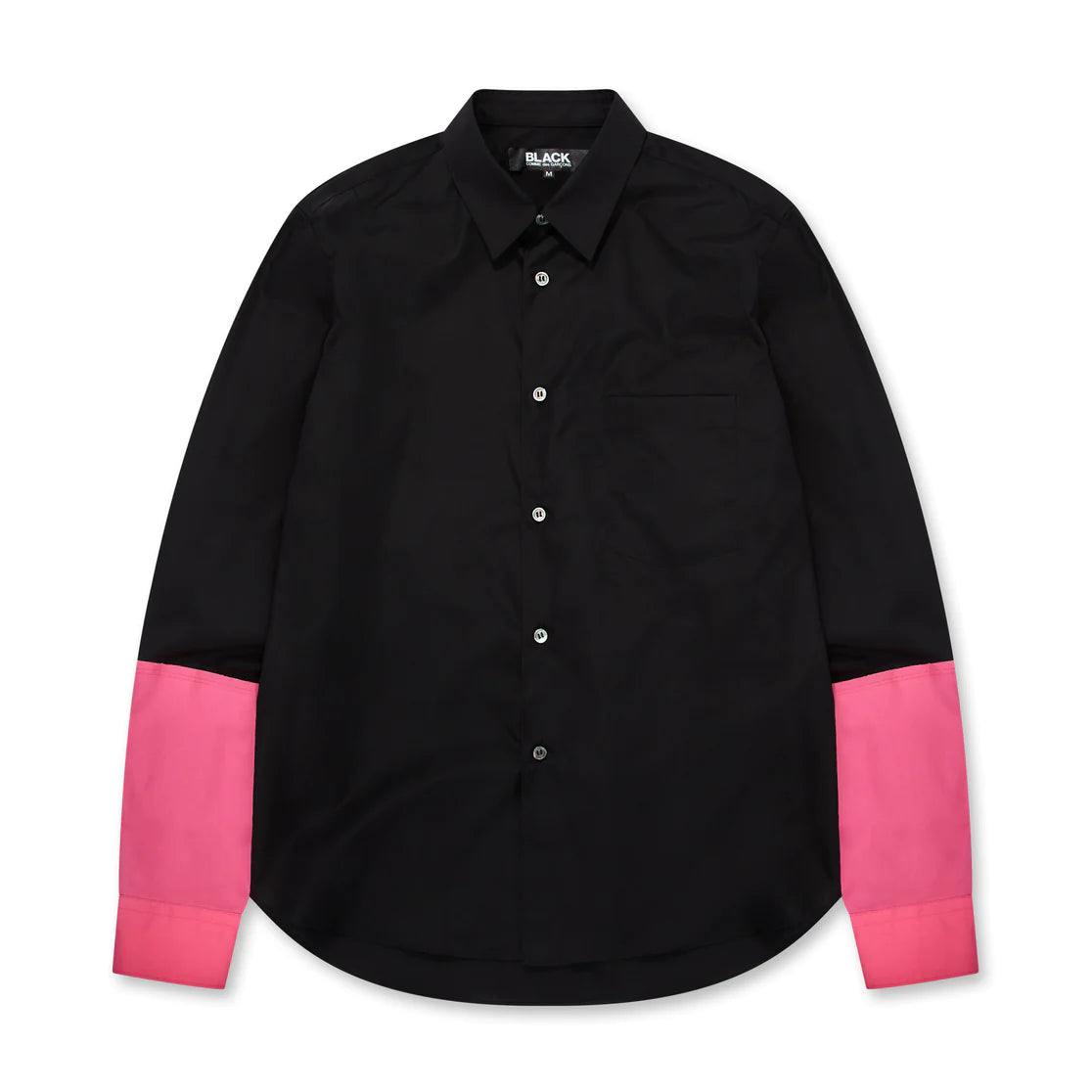 BLACK CDG / COLOUR BLOCK SHIRT / 1K-B005-S23-1