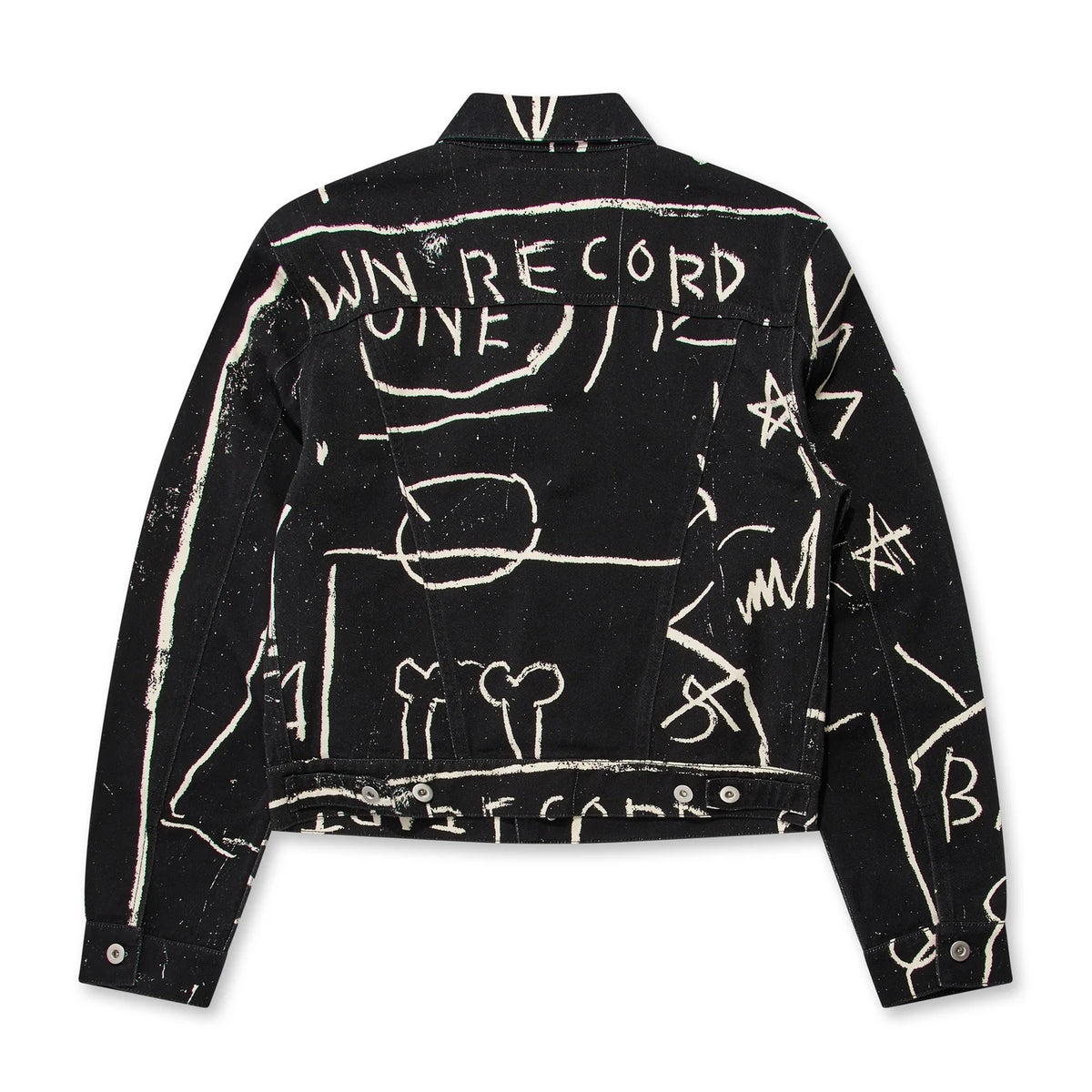 Jean michel basquiat denim cheap jacket