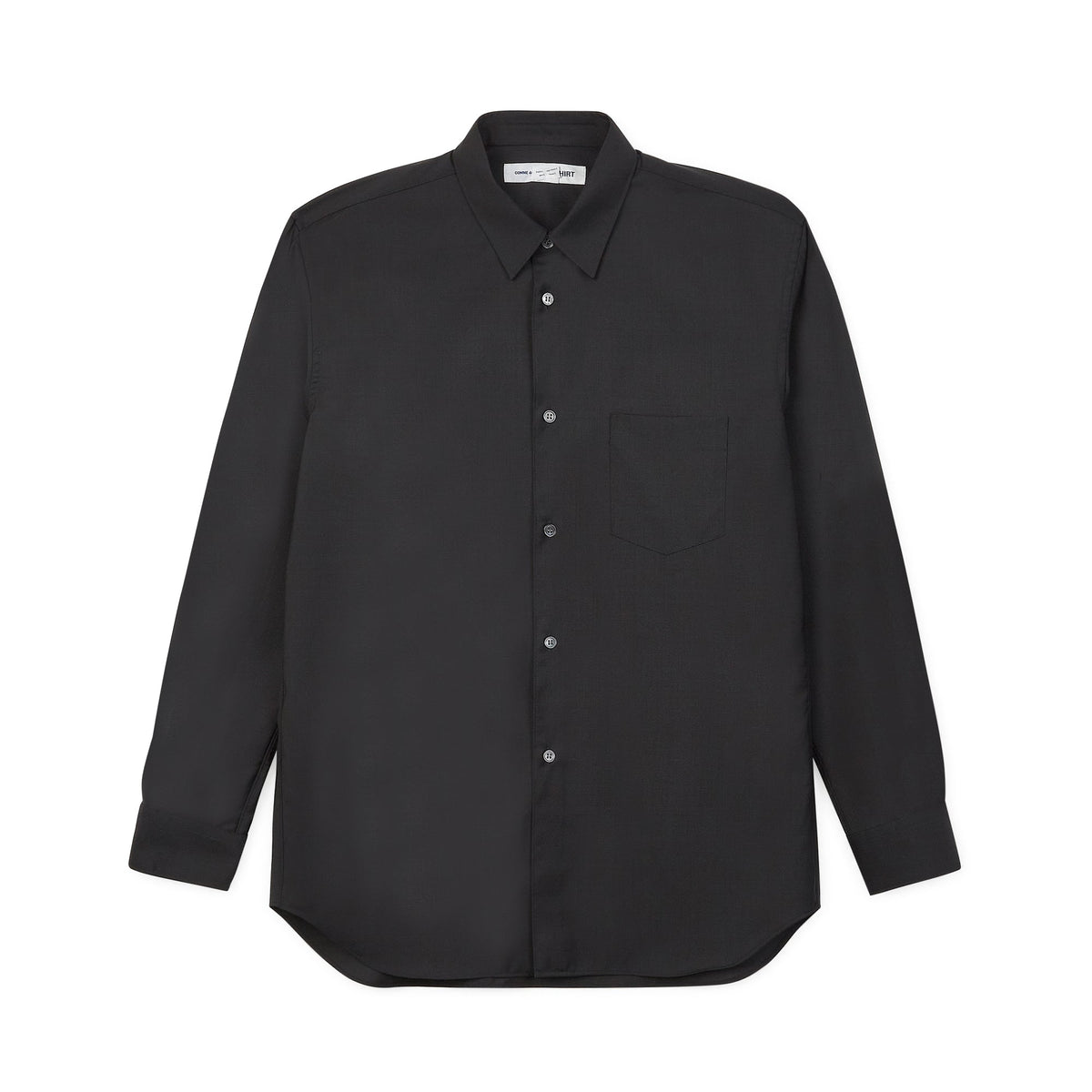 CDG Shirt Forever - Men's Shirt Wide Fit - B302 Wool Black – COMME 