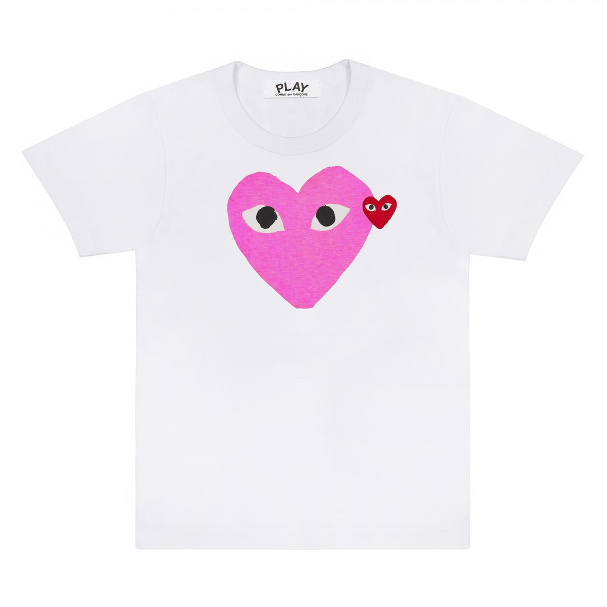 / – GARÇONS Heart - COMME White Germany Pink Comme des des Play T-Shirt Garçons