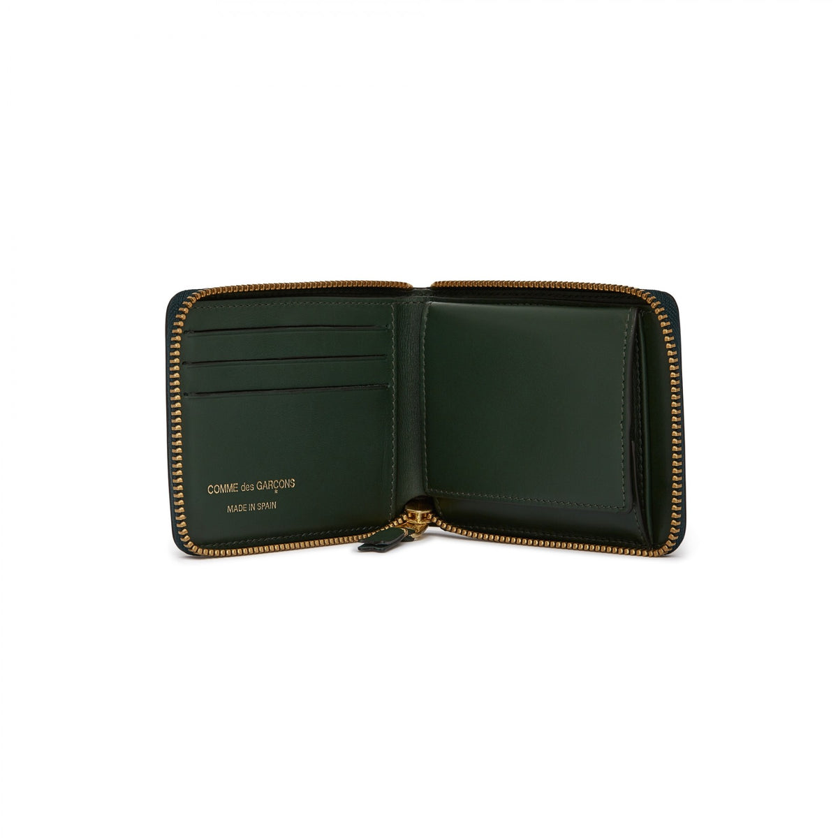 Comme des garcons 2025 wallet bottle green