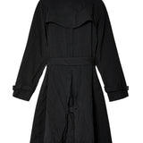 Black CDG Trench Coat