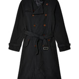 Black CDG Trench Coat