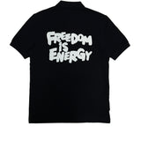 CDG SHIRT x Fred Perry "Freedom Is Energy" Polo