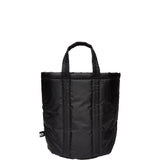 Black CDG Small Circular Tote Bag