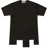 CDG SHIRT Oversized Herren T-Shirt mit asymmetrischem Saum