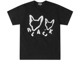 Black CDG Filip Pagowski Wolf Print T-Shirt