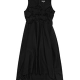 Black CDG Crumple Dress