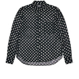 Black CDG Polka Dot Sheer Shirt