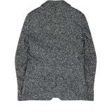 Black CDG Tweed Nep Jacket