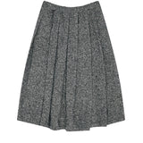 Black CDG Tweed Nep Skirt