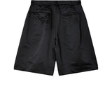 Black CDG Polyester Satin Shorts