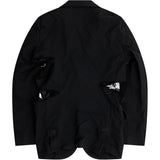 Black CDG Gabardine Jacket