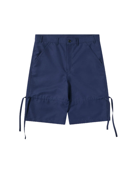 CDG SHIRT Adjustable Shorts - Navy