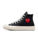 CDG PLAY x CONVERSE Chuck Taylor'70 Kleines Rotes Herz / High Top / Schwarz