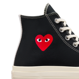 CDG PLAY x CONVERSE Chuck Taylor'70 Kleines Rotes Herz / High Top / Schwarz