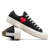 CDG PLAY x CONVERSE Chuck Taylor'70 Kleines Rotes Herz / Low Top / Schwarz