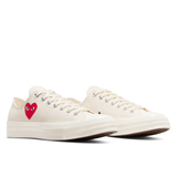 Comme des Garçons x CONVERSE PLAY Chuck Taylor'70 / Low Top / Off White