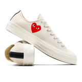 Comme des Garçons x CONVERSE PLAY Chuck Taylor'70 / Low Top / Off White