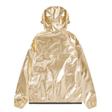 PLAY CDG x K-WAY UNISEX JACKET Claude Full Zip - Gold mit goldenem Herz