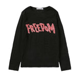 CDG SHIRT "Freedom" Pullover