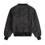 Olly Shinder Studded V-Bomber Jacket