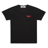 Play Comme des Garçons Double Heart T-shirt