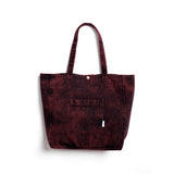 Rassvet Acid Wash Tote Bag - Weinrot