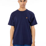 SKY HIGH FARM Permanent Logo T-shirt -Navy