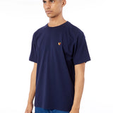 SKY HIGH FARM Permanent Logo T-shirt -Navy