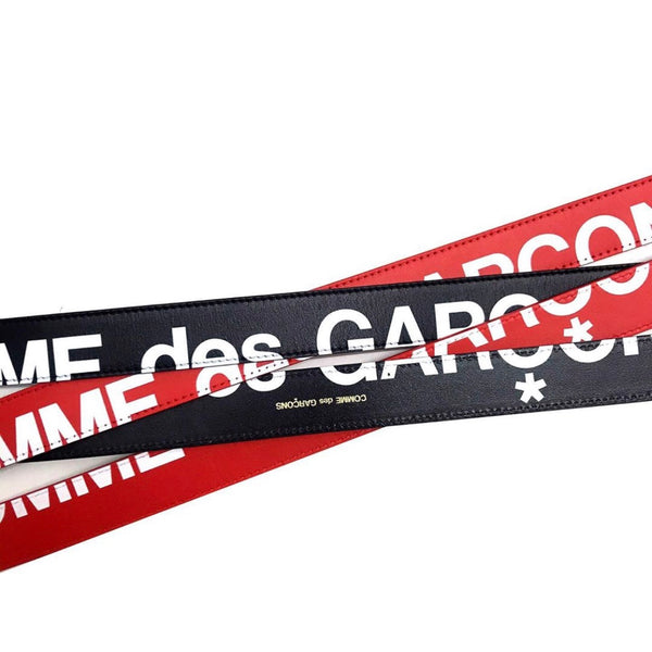 COMME DES GARÇONS Huge Logo Belt - Red / SA0911HL – COMME des