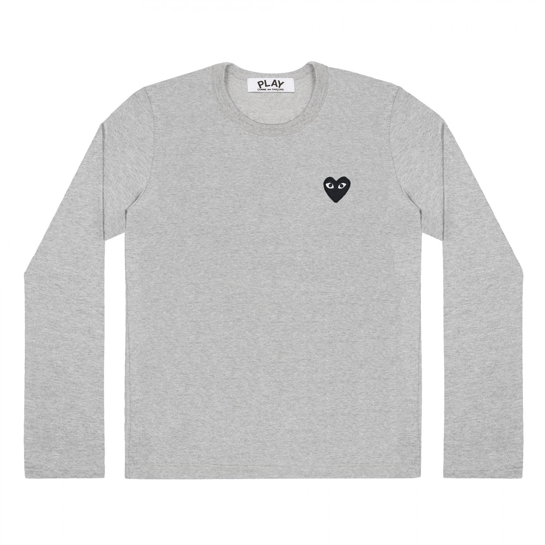 Langarm￼a we shirt Longsleeve manche longue rotes Herz red heart logo emblem patch Comme des Garcons Commes des Garcon Comme de Garcons Comme de Garcon Comm des Garcons