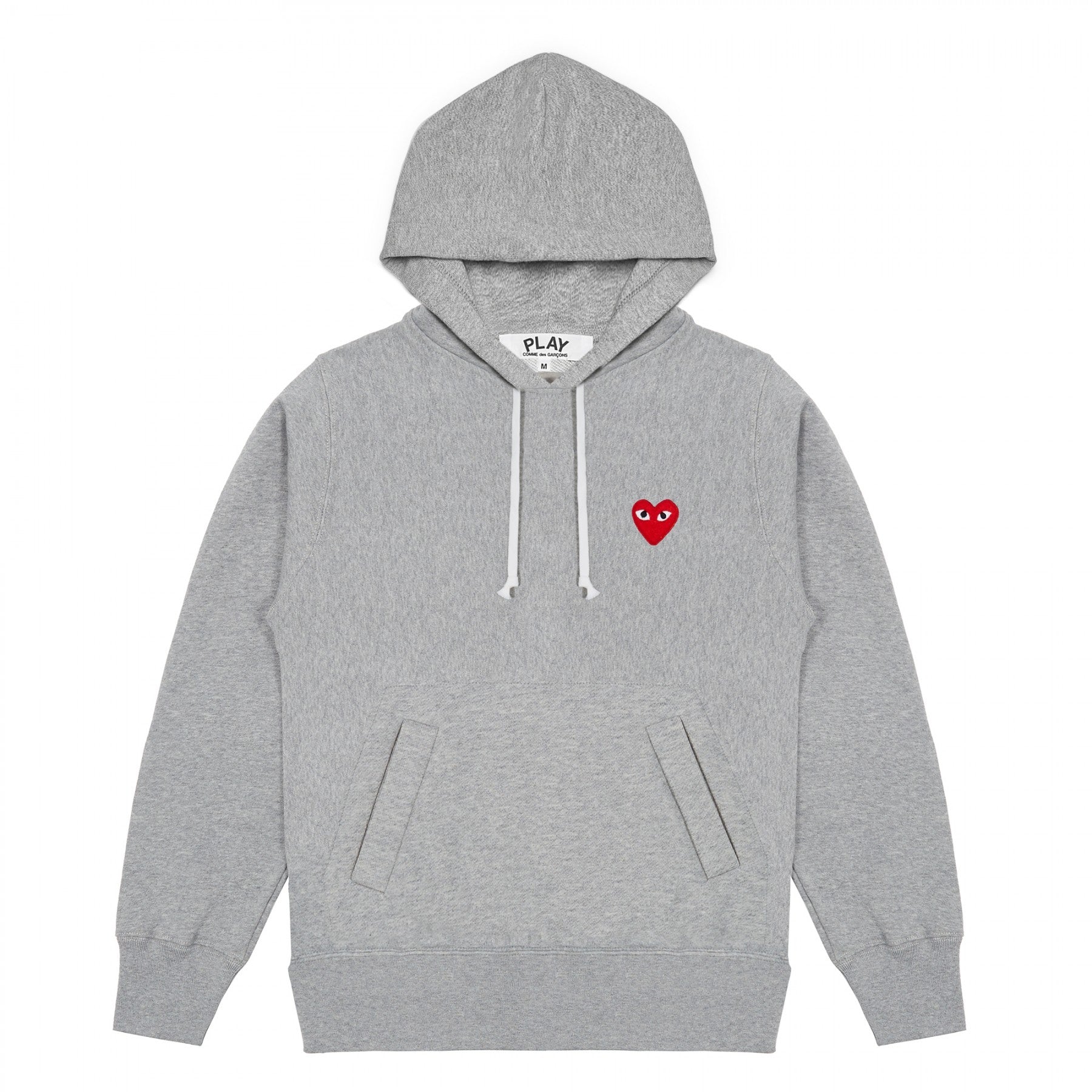 Kapuzenpulli Kaputzenpulli Hoodie hoody sweatshirt sweater capuche Kaputzenjacke rotes Herz red heart logo emblem patch Comme des Garcons Commes des Garcon Comme de Garcons Comme de Garcon Comm des Garcons