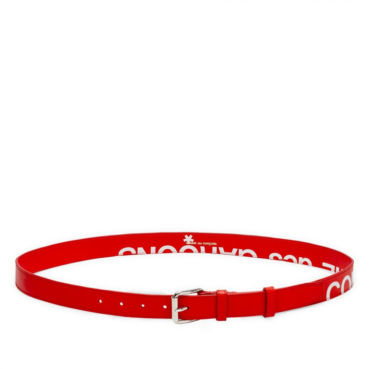 COMME DES GARÇONS Huge Logo Belt - Red / SA0911HL – COMME des GARÇONS ...