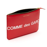 CDG Huge Logo Wallet - Red / SA5100HL